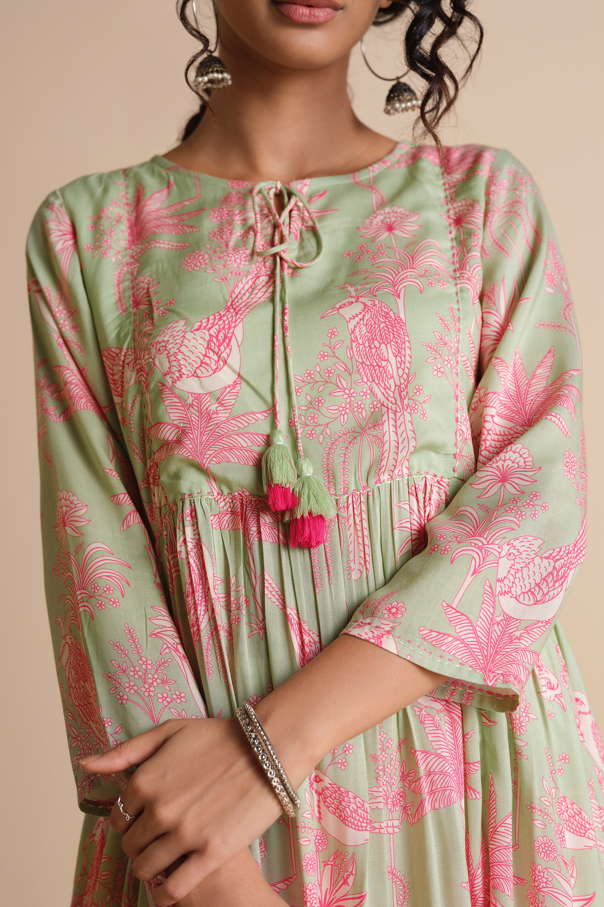 Hara Bhara Kurta, Sage Green, image 3